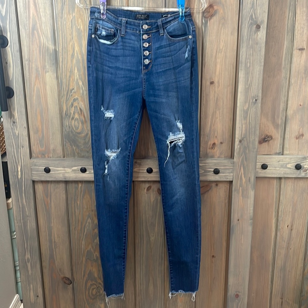 Judy Blue Gently used button up jeans